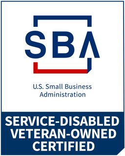 SBA certified Service-Disabled Veteran-Owned Small Business